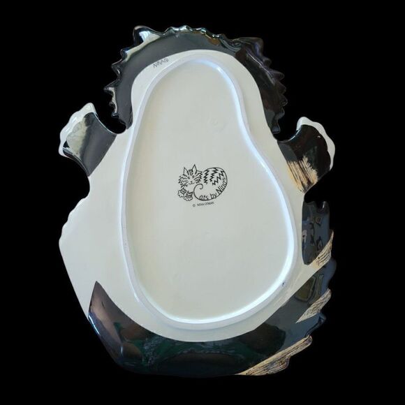 Cats by Nina Signed Large Calico Cat Platter - Picture 2 of 8